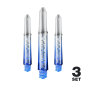 Preview: Target Pro Grip Vision Shafts - 3 Sets - Blau Short 34mm