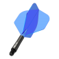 Preview: Nitro Flite - Black Shaft Blue Flights No2 Intermediate