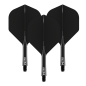 Preview: Nitro Flite - Black Shaft Black Flights No2 Intermediate