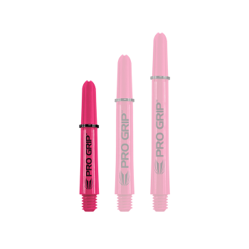 Target Pro Grip Shafts - 3 Sets - Pink Short  34mm
