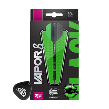 Target Vapor8 Black Green Swiss Point Steeldarts 26Gramm