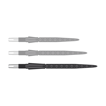 Target Swiss Storm Diamond Point Dartspitzen - Schwarz 35mm