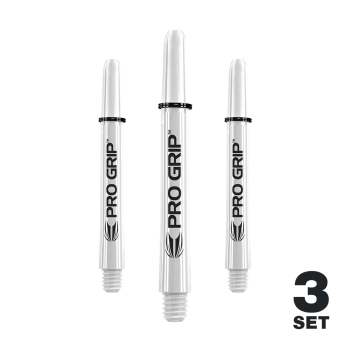 Target Pro Grip Shafts - 3 Sets - Weiß Short plus 37,5mm
