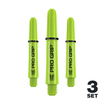 Target Pro Grip Shafts - 3 Sets - Lime Green Medium 48mm