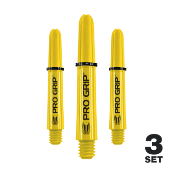 Target Pro Grip Shafts - 3 Sets - Gelb Medium 48mm