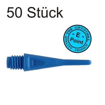 E-Point Spitzen Soft blau- kurz 50 Stk.