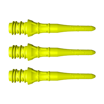 Premium Lippoints neongelb Short (30er Pack)