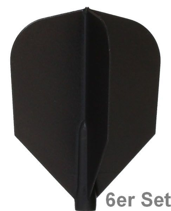 Cosmo Fit Flights Shape D-Black 6er Set