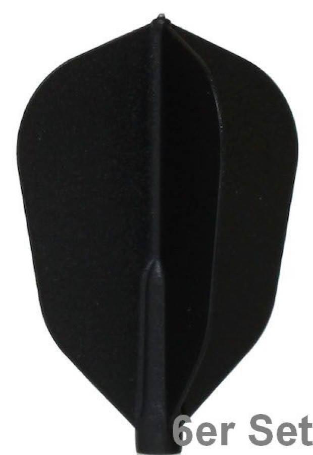 Cosmo Fit Flights Super Shape D-Black 6er Set