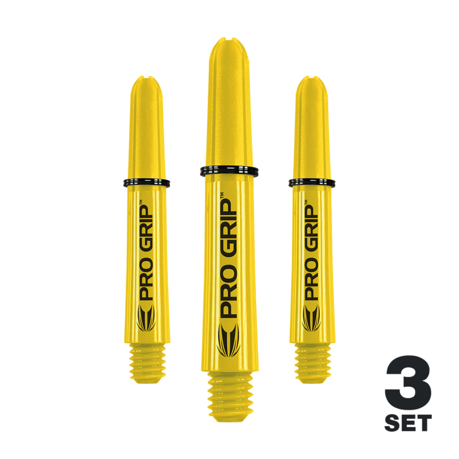 Target Pro Grip Shafts - 3 Sets - Gelb Medium 48mm