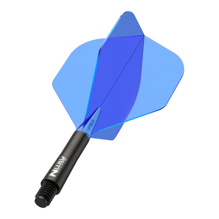 Nitro Flite - Black Shaft Blue Flights No2 Intermediate