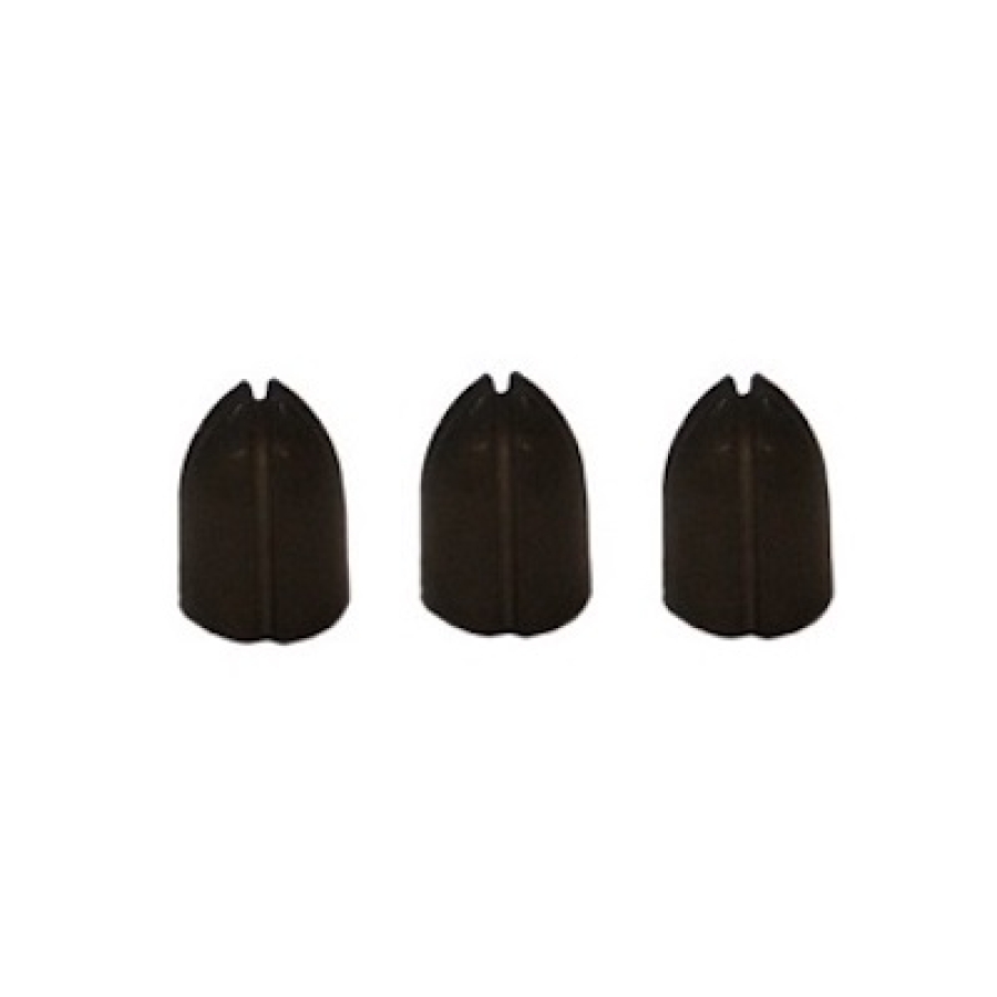 L-Style Shell Lock Ring Clear Black