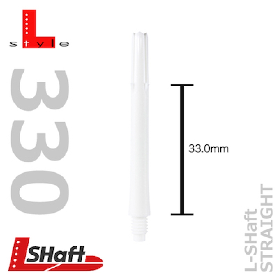L-shaft Locked Straight White 330