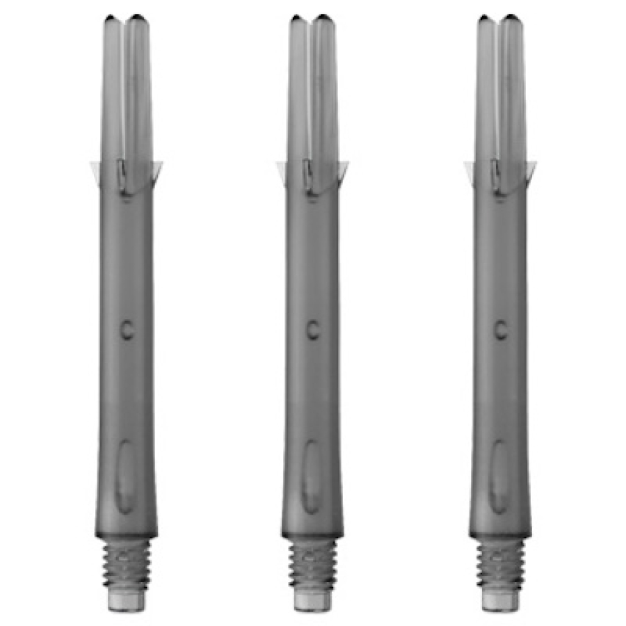 L-Style L-shaft Locked Straight Clear Black 330
