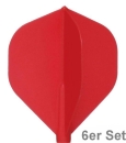 Cosmo Fit Flights Standard Red 6er Set