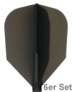 Cosmo Fit Flights Shape Black 6er Set