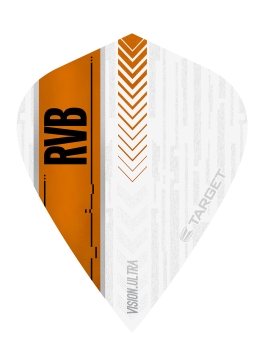 RVB Vision Ultra Flights White/Orange - Kite