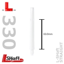 L-Style L-shaft Locked Straight White 330